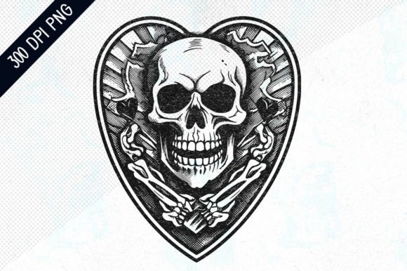 Download Skeleton Skull Sublimation Design - Skull Collection