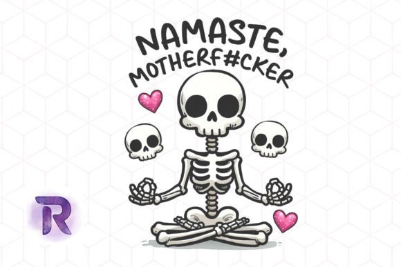 Download Namaste Mother Skull Sublimation PNG - Skull Collection