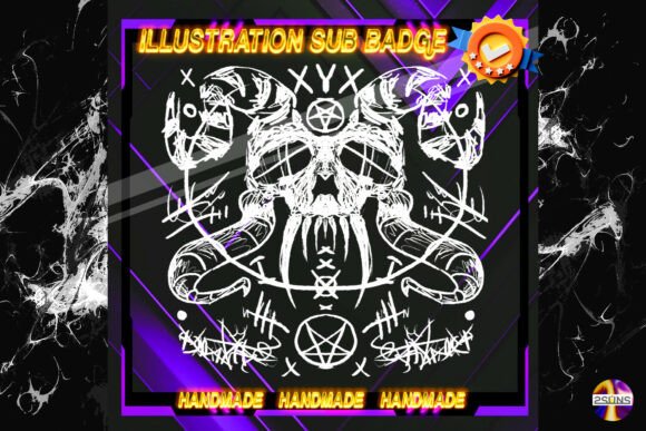 Download Handmade Sublimation Baphomet Skull Png - Skull Collection