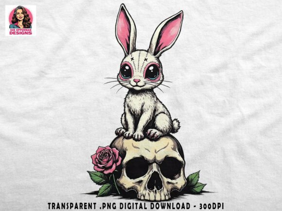 Download Creepy Bunny Skull | Gothic Cute - Skull Collection