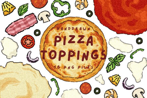 Download Hand Drawn Pizza Topping - Premium Resources