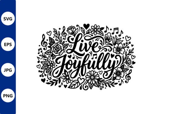 Download Live Joyfully Floral Doodle Border - Live Collection