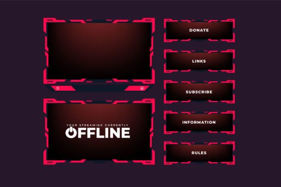 Download Live Red Color Screen Border Design - Live Collection