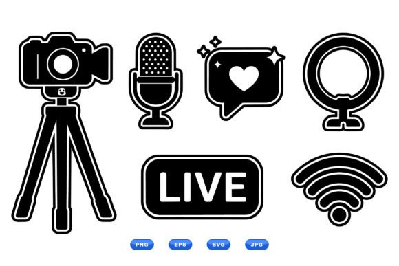 Download Live Stream Icon Pack - Live Collection