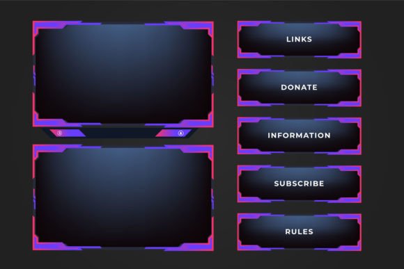 Download Live Streaming Frame Decoration Vector - Live Collection