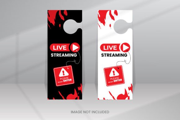 Download Live Streaming Door Hanger Design - Live Collection