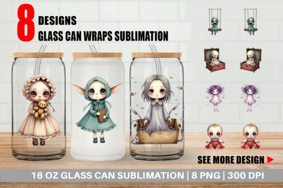 Download Glass Can Haunted Doll Spirits - Haunted doll Collection