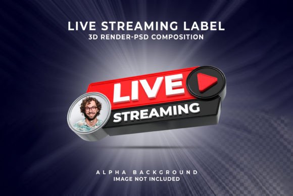 Download 3d Rendering Frame for Live Streaming - Live Collection